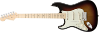 Fender American Deluxe Stratocaster®, Left Handed, Maple Fretboard, 3-Color Sunburst