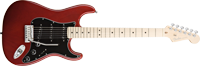 Fender American Deluxe Strat® Ash, Maple Fretboard, Wine Transparent