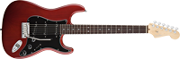 Fender American Deluxe Strat® Ash, Rosewood Fretboard, Wine Transparent
